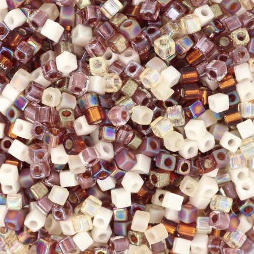 Mix Cubes Miyuki 1.8 mm SB18-MIX-02 - Golden Grains x10g