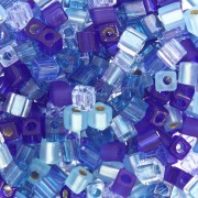 Mix Cubes Miyuki 3 mm SB3-MIX-04 - Blueberry Pie x10g|raw }}