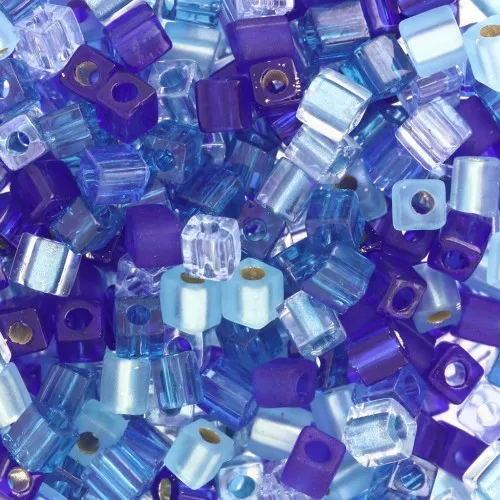 Mix Cubes Miyuki 3 mm SB3-MIX-04 - Blueberry Pie x10g