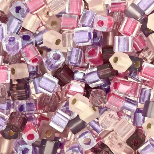 Mix Cubes Miyuki 3 mm SB3-MIX-06 - Passionflower x10g