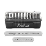 3mm Punches ImpressArt Signature for steel - Alphabet Minuscule Amethyst x33|raw }}