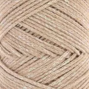 1mm Cotton Air Glitter macramé spool - Camel x90m