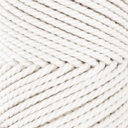 2.5mm Cotton macramé cord spool - Ecru x50m