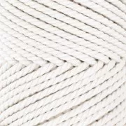 2.5mm Cotton macramé cord spool - Ecru x50m
