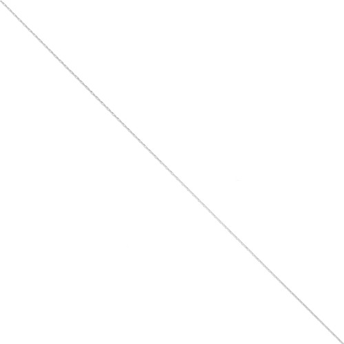 Fine chain for Miyuki Delica 11/0 paloma mesh 0.6 mm - Silver x50cm