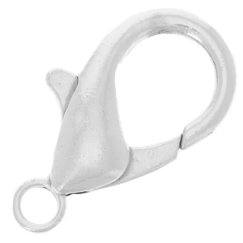 29mm Lobster Clasp - Antique fine silver plated x1