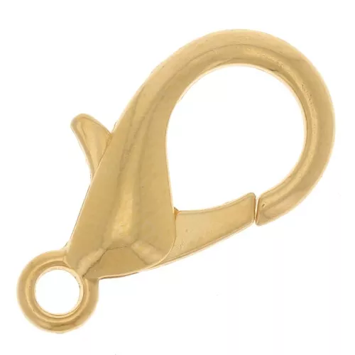 18mm Lobster Clasp - Fine gold plated x1
