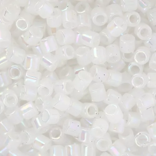 Miyuki Delica 8/0 DBL0222 - White Opal AB x8g