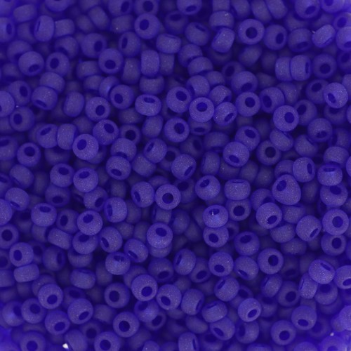 Seed beads Miyuki 11/0 151F - Transparent Cobalt Mat x8g