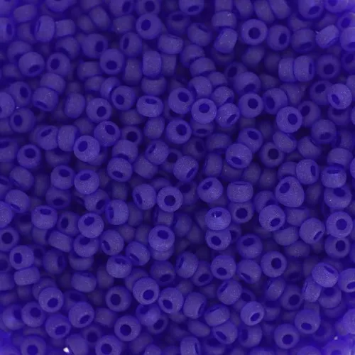 Seed beads Miyuki 11/0 151F - Transparent Cobalt Mat x8g