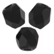 3mm Facets - Jet Mat x50