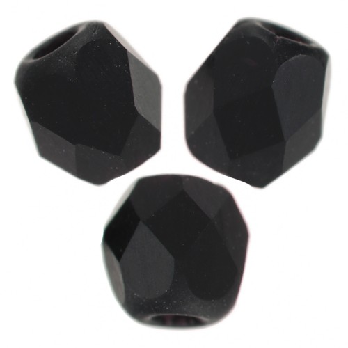 3mm Facets - Jet Mat x50