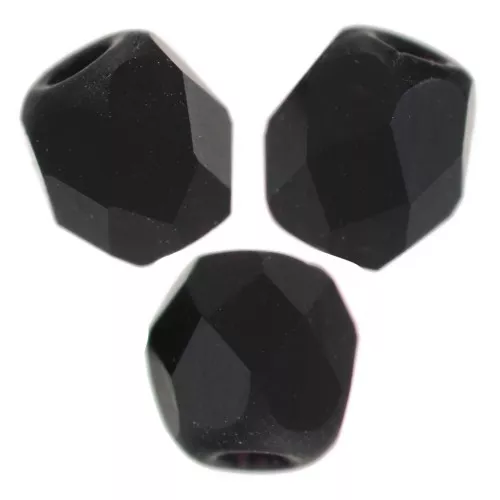 3mm Facets - Jet Mat x50