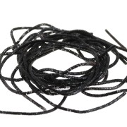 1mm Curly Cannetille for embroidery - Brooches & embroidered jewelry - Black x5g|raw }}