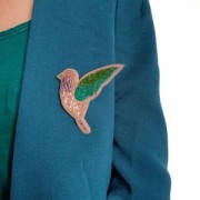 1mm Curly Cannetille for embroidery - Brooches & embroidered jewelry - Black x5g