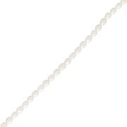 5x4.5mm Freshwater beads rice grain - Grade AA - White x36 cm