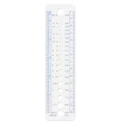 Ruler and gauge in cm and US sizes  x1