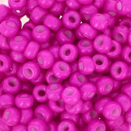 Seed beads Miyuki 6/0 4751 - Dyed Opaque Magenta x8g