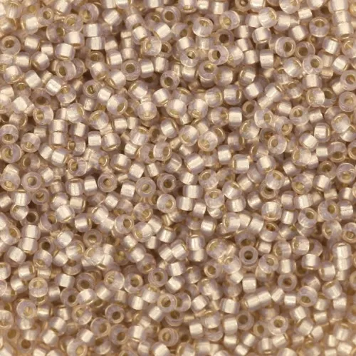 Seed beads Miyuki 15/0 579 - Dyed Blush Silver Lined Alabaster x8g