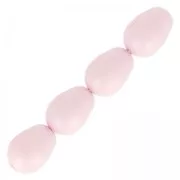 PureCrystal 5821 Pears 11x8mm Pastel Rose Pearl x5