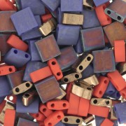 Miyuki Bead Mix - Half and Tila Beads - Overnight Desert x10g|raw }}