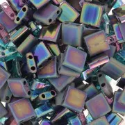 Purple - Miyuki Beads Mix - Quarter - Half and Tila Beads - Sparkling Mermaid x10g Miyuki Beads Mix - Quarter - Half and Tila Beads - Sparkling Mermaid x10g