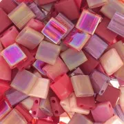 Mix de Tila Beads Miyuki 5x5x1.9 mm - Lady in Red x10g