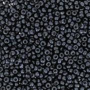 Preciosa Seed beads 15/0 - 1.5 mm Jet Hematite x20g|raw }}
