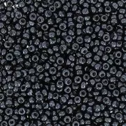 Preciosa Seed beads 15/0 - 1.5 mm Jet Hematite x20g