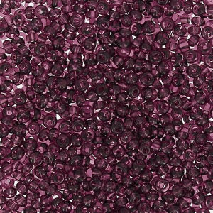 Preciosa Seed beads 15/0 - 1.5 mm Amethyst x10g