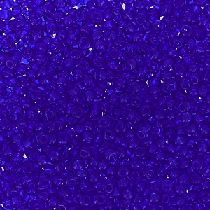 Preciosa Seed beads 15/0 - 1.5 mm Sapphire x10g