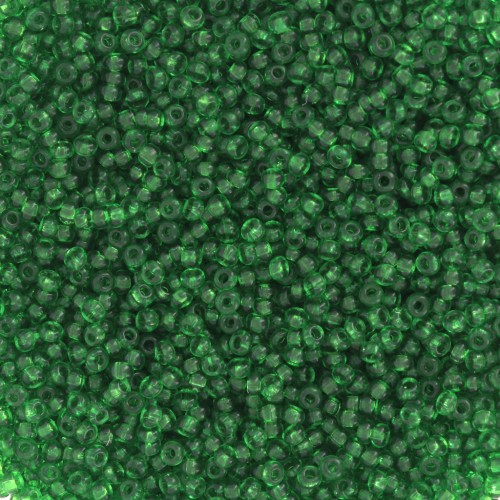 Preciosa Seed Beads 15/0 - 1.5 mm Bottle Green x 20 g
