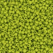 Preciosa Seed beads 15/0 - 1.5 mm Olivine Opaque x10g|raw }}