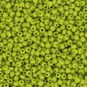 Preciosa Seed beads 15/0 - 1.5 mm Olivine Opaque x10g