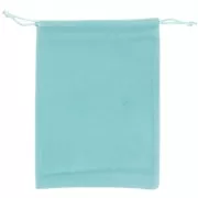 180x130mm Velvet jewelry pouch - Turquoise x1