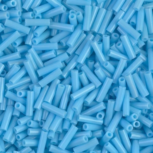 Miyuki Bugles 6mm BGL-413 - Opaque Turquoise Blue x10g