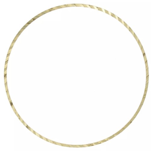 50mm round weaving and mounting ring - Rough brass x25