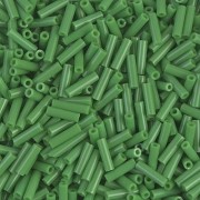 Miyuki Bugles 6mm BGL-411 - Opaque Green x10g