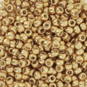 Miyuki Duracoat 8/0 Seed beads 4202 - Galvanized Gold x100g