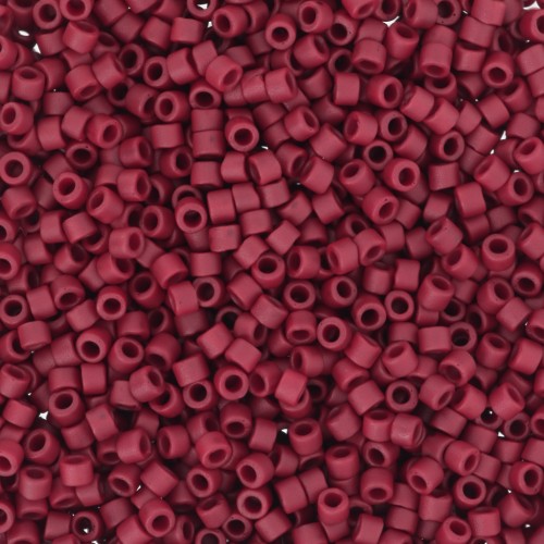Miyuki Delica 11/0 DB0378 - Mat Metallic Brick Red - 100g pack