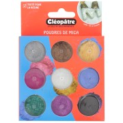 Assortment of 9 jars of Cleopatra Mica powders - Multicolored|raw }}