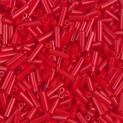 Miyuki Bugles 6mm BGL-408 - Opaque Red x10g