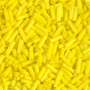 Miyuki Bugles 6mm BGL-404 - Opaque Yellow x10g|raw }}