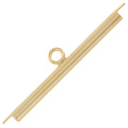 Weaving tip for Seed beads &amp; Delica Miyuki 30 mm - Fine gold plated|raw }}