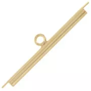 Weaving tip for Seed beads & Delica Miyuki 30 mm - Fine gold plated