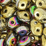 SuperDuo 2.5x5mm Crystal California Green x10g|raw }}