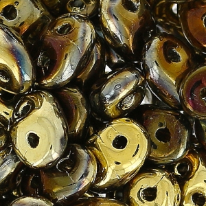 SuperDuo 2.5x5mm Crystal California Night x10g