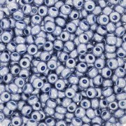 Preciosa Seed beads 9/0 2.5 mm - Blue Solgel Metallic x20g