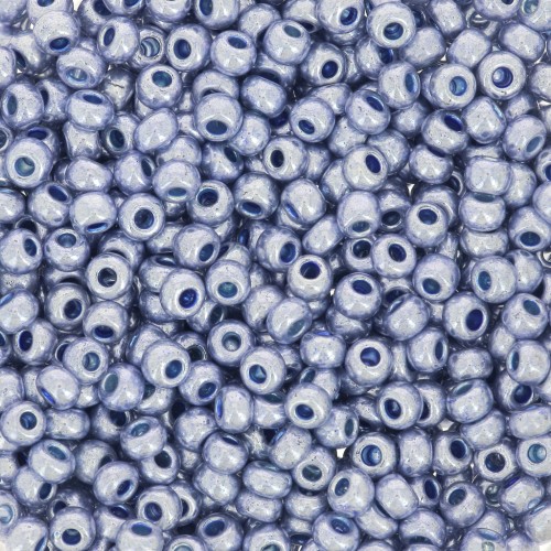 Preciosa Seed beads 9/0 2.5 mm - Blue Solgel Metallic x20g