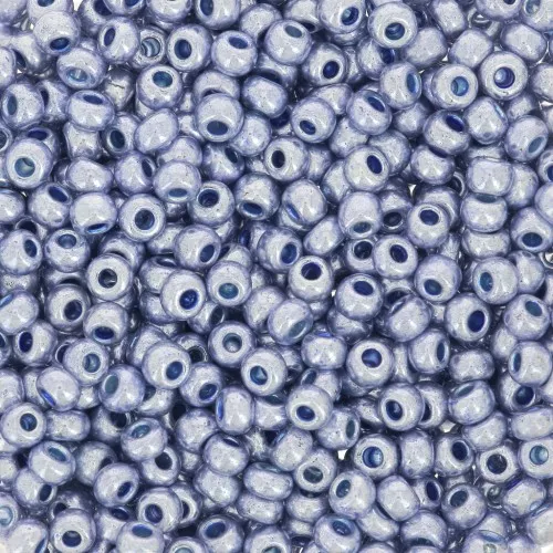 Preciosa Seed beads 9/0 2.5 mm - Blue Solgel Metallic x20g